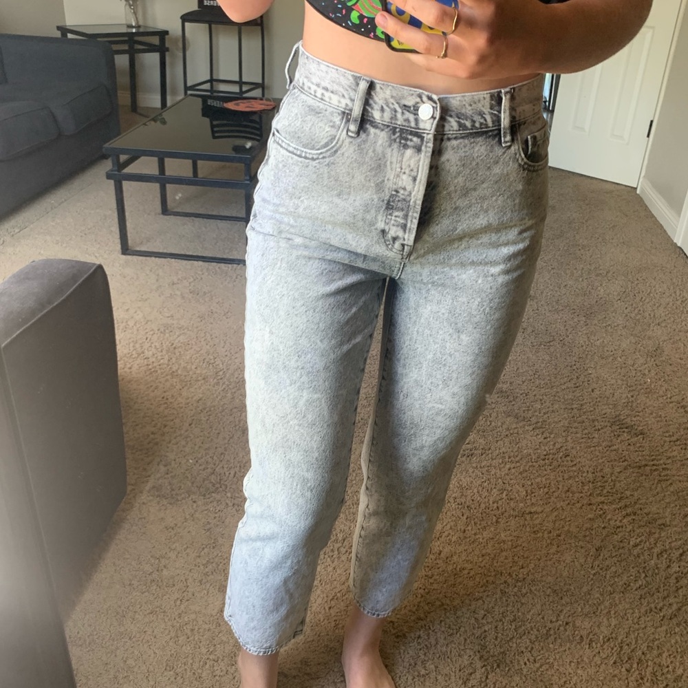 PACSUN high rise straight leg jeans